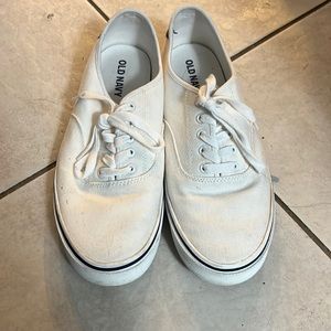 White old navy shoes